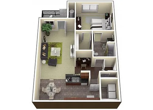 Floor plan The Santa Fe