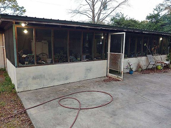 Back screen porch and patio