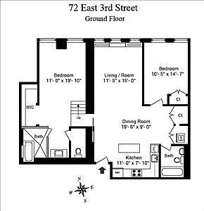 2nd image of 72 E 3rd St APT 1A