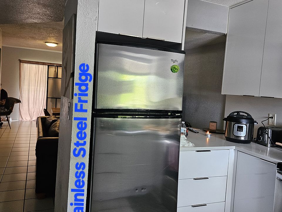 Stainless Steel Fridge and Range