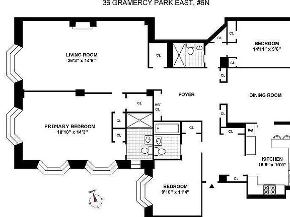 2nd image of 36 Gramercy Park E APT 6N