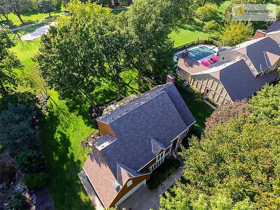 This Leawood South home backs up to the 13th fairway of Leawood South golf course.