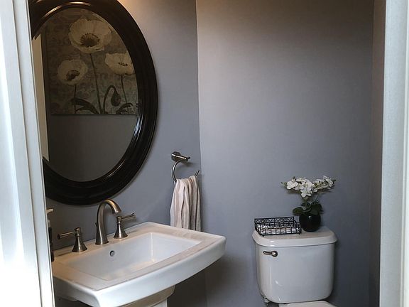 Main level powder room