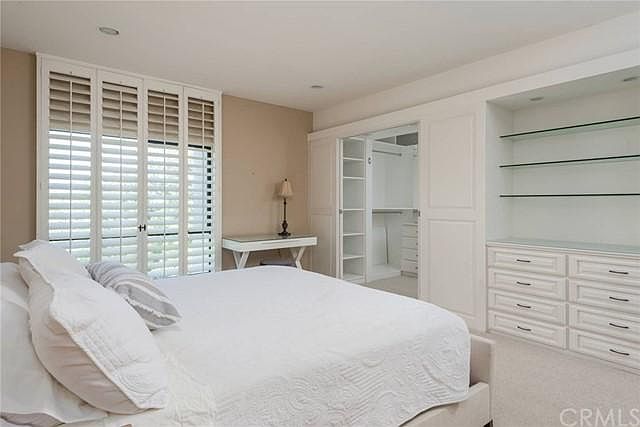 Main Bedroom with built-ins and walk in closet