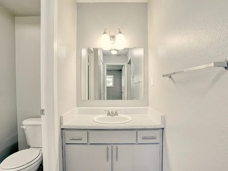 Updated Bathroom with Vanity Space