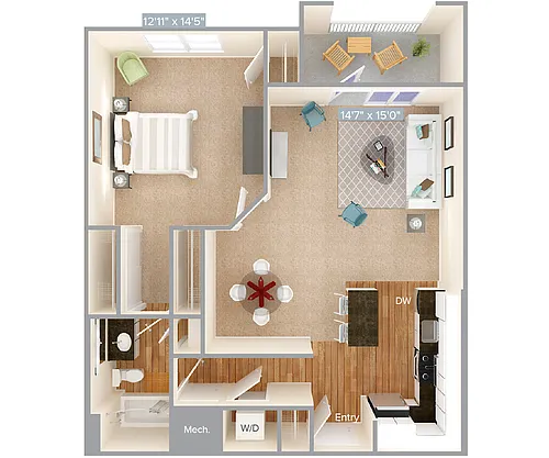 Floor plan A7-1-Var-862