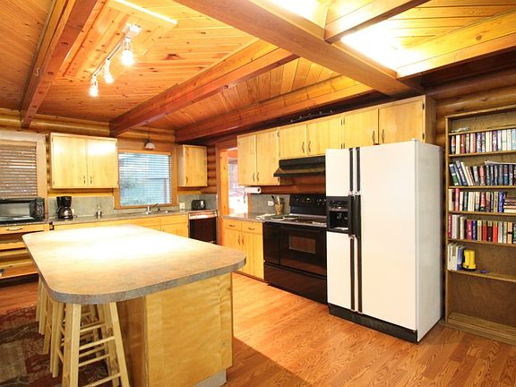 Kitchen is open to the living room.