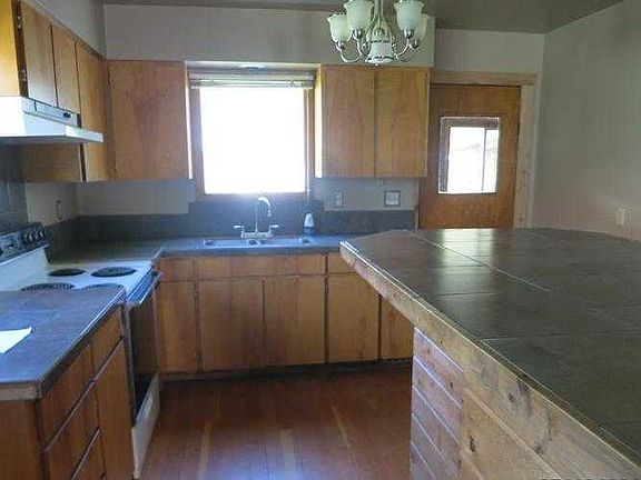 kitchen with tile counter tops