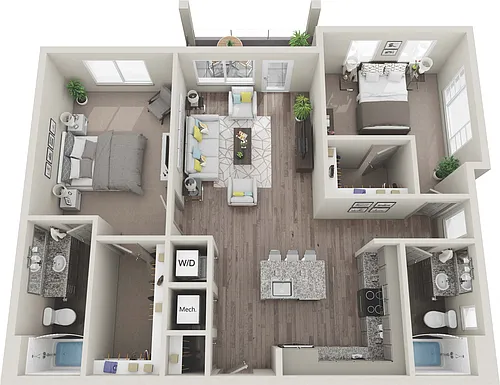 Floor plan B3