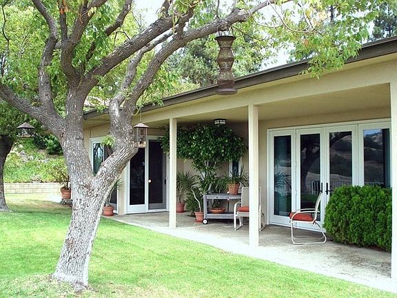 Patio outside of bedroom and living room