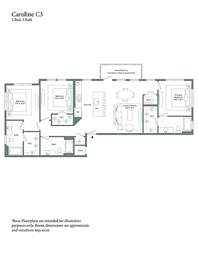 Floor plan C3PFC - C3PFC