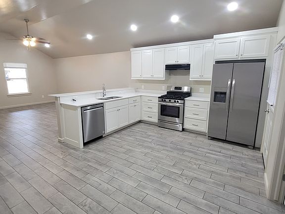 Kitchen view quarts counter tops
