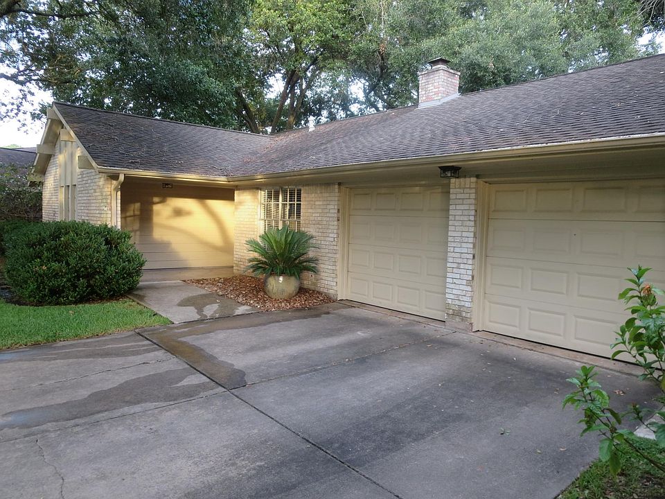 Two car attached garage with garage door openers
