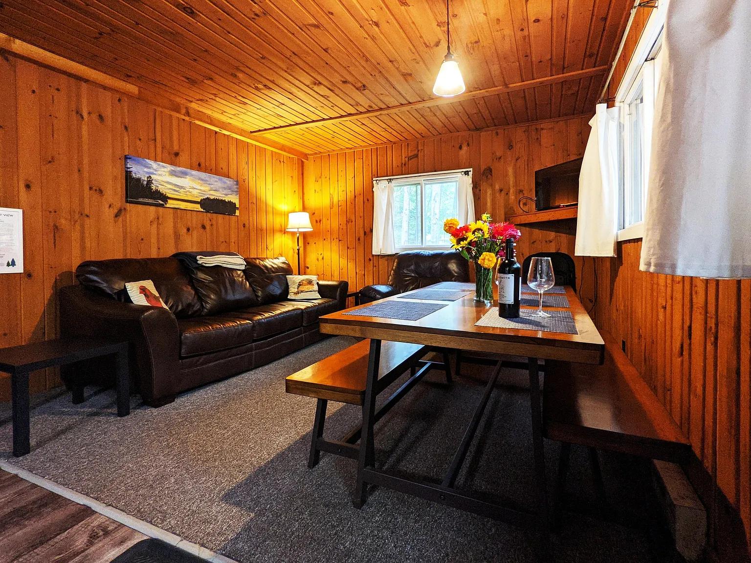 All-Inclusive Furnished Lakefront 2BR Cabin Utilities, WiFi & Plowing Included | Eagle River Area — Photo 2