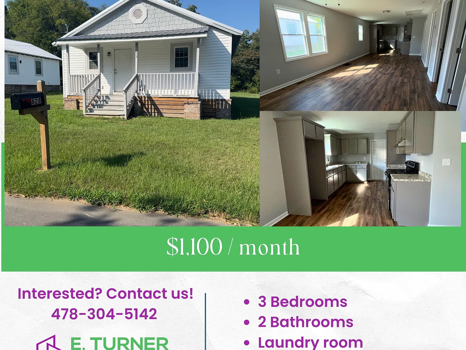 3 bed, 918 sqft, $1,100 — Photo 1