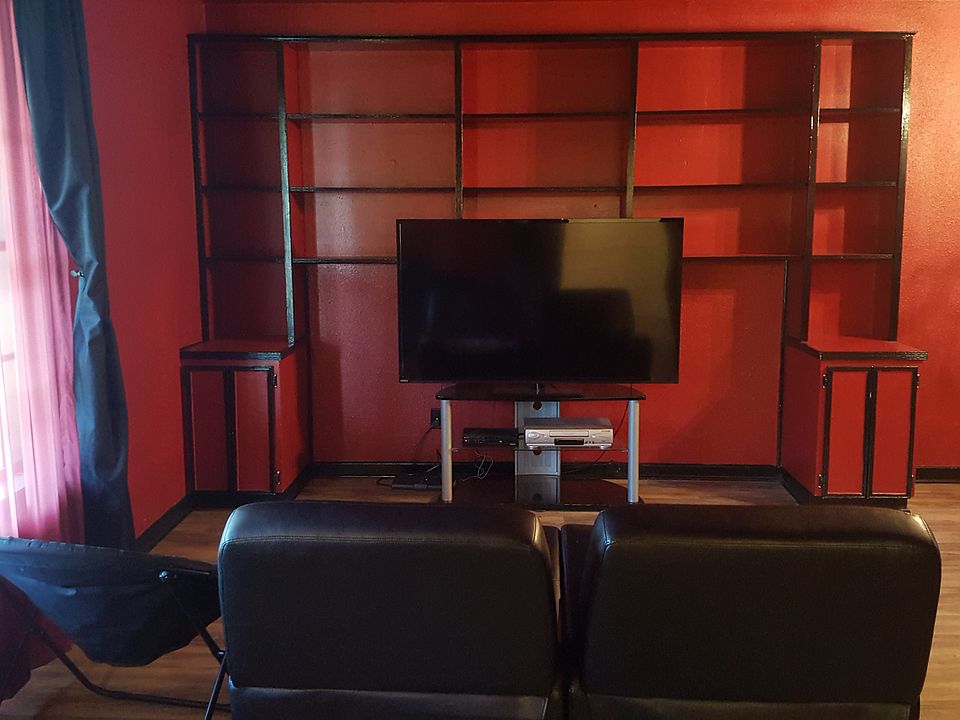 Living room shelving/cabinets
