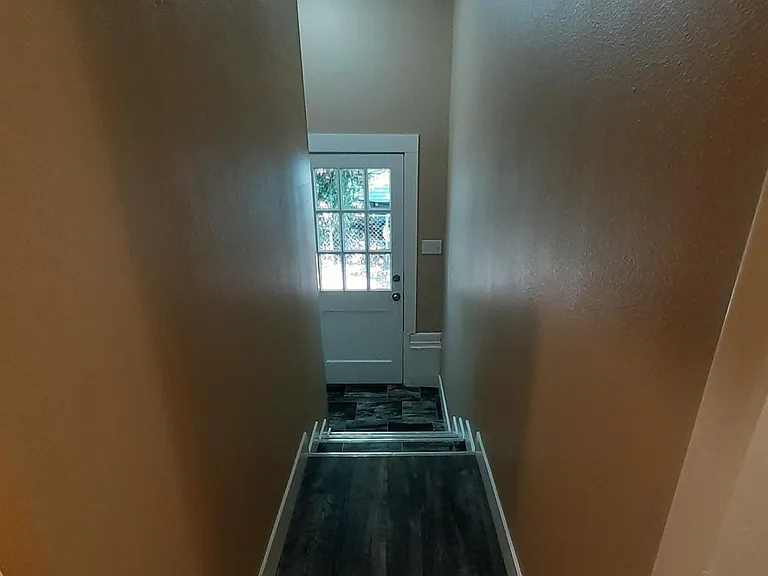 Rear entry.