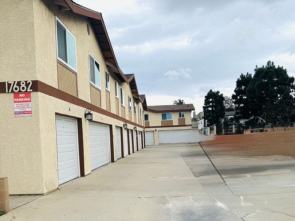 Front view of building and parking