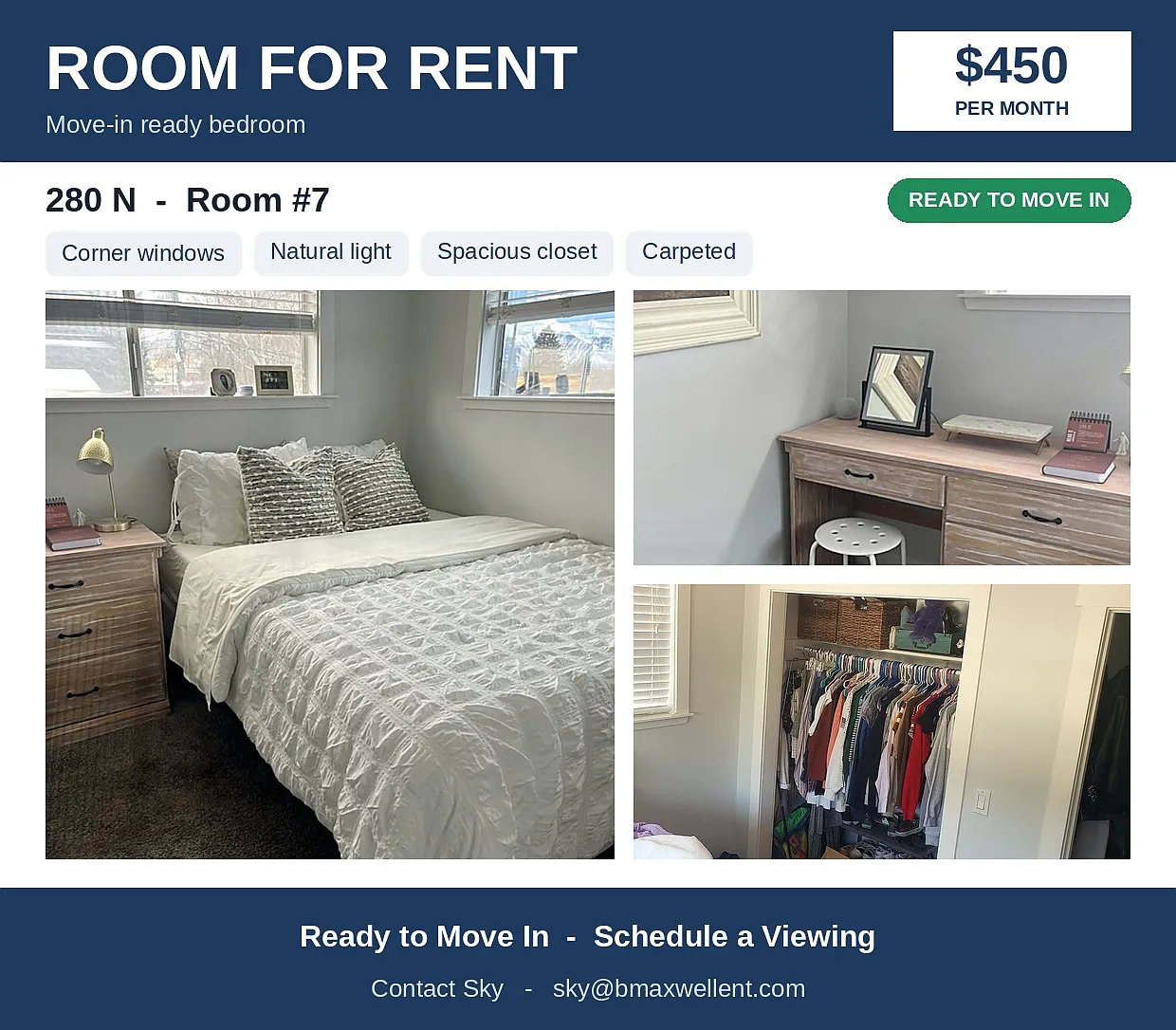 6 bed, $450 — Photo 1