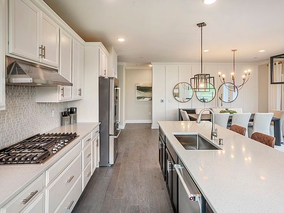Thoughtful kitchen layout great for cooking and entertaining