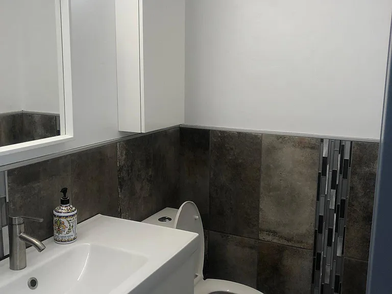 Half bath upstairs