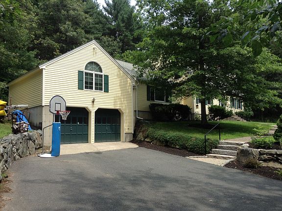 Garage with two offices abov