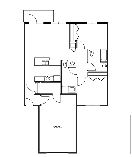 Floor plan 2 bed