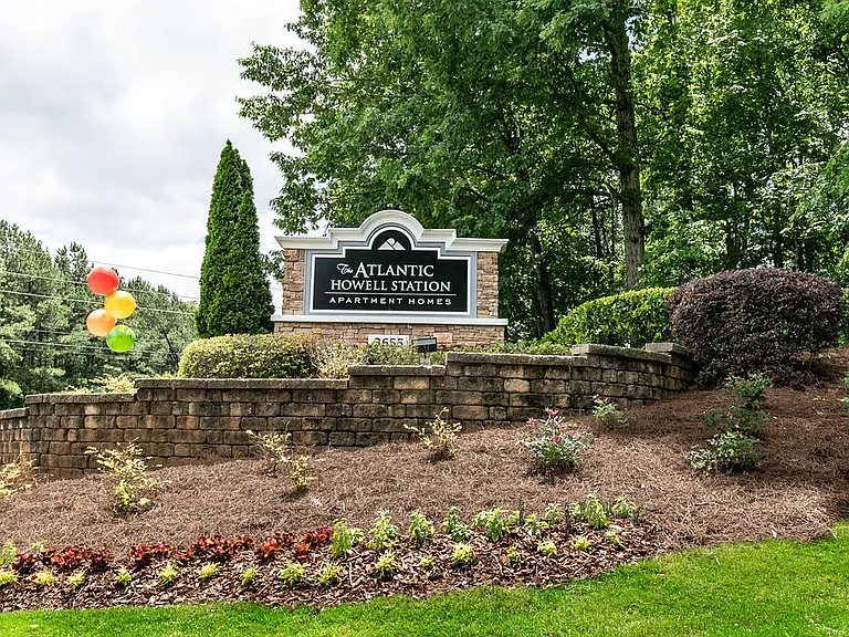 Monument Sign at Community Entrance.