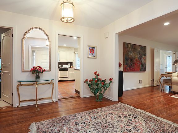 Center hall leading to living room