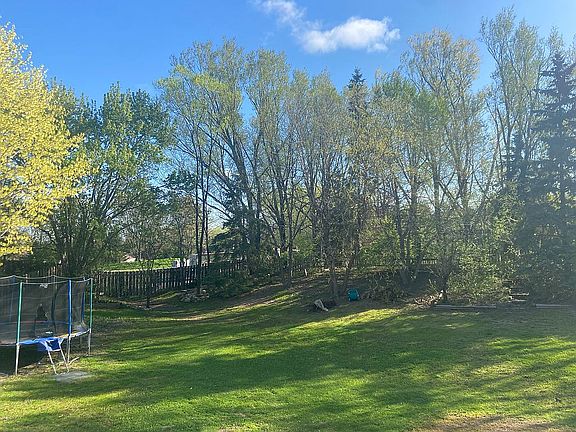 Yard with nature trail