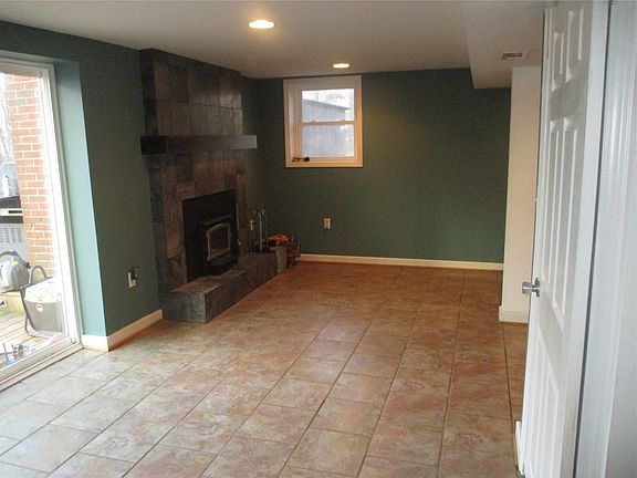 Downstairs wood burning stove