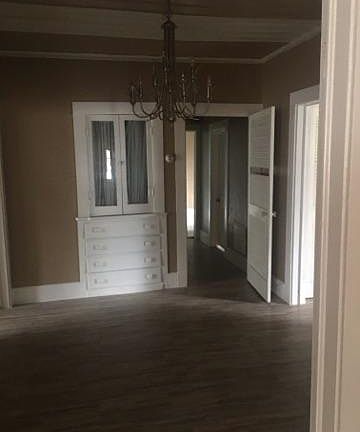 Dining Room with Built-in China Cabinet.