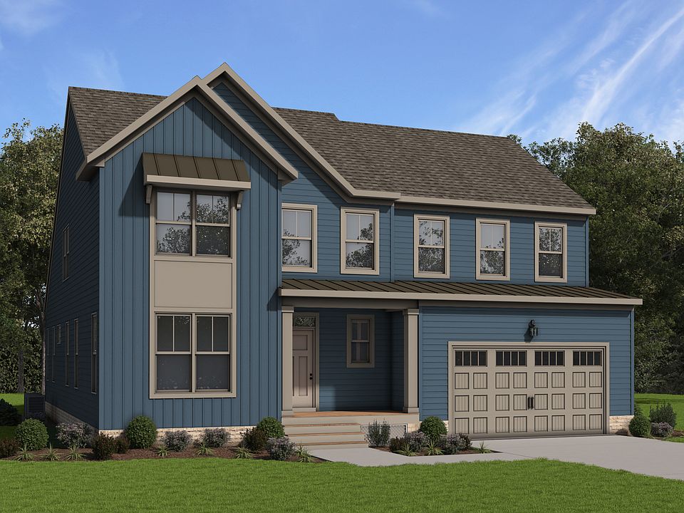 Briarwood- Farmhouse A - Front-load garage