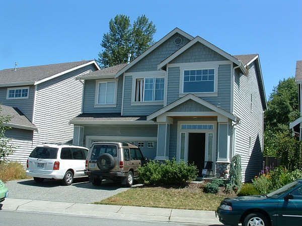 front of the house