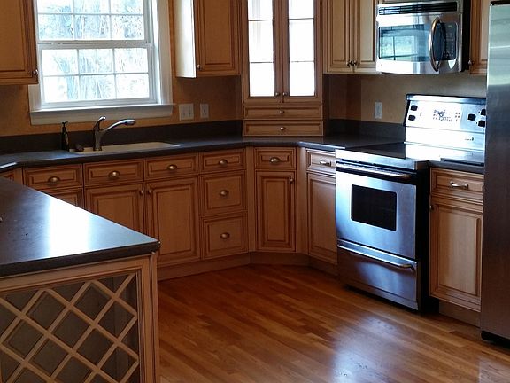 Great open floor plan, kitchen with hardwoods and stainless