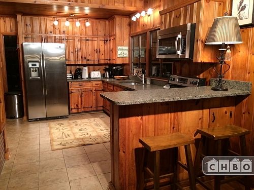 Kitchen with stainless steel a
