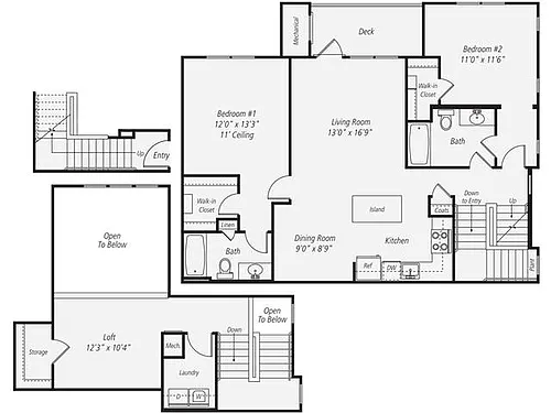 Floor plan B13L