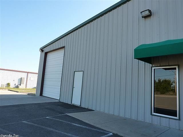 outside building 2 large garage doors