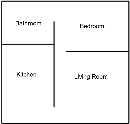 Floor plan One Bedroom