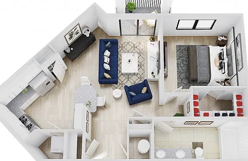 Caranday | 1 Bed / 1 Bath Caranday | 1 Bed / 1 Bath