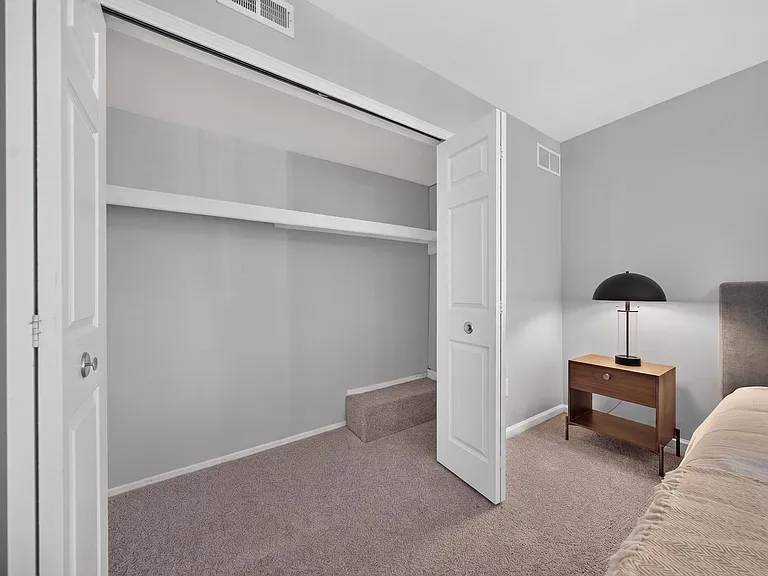 Spacious Closets at Lakeside Village Apartments in Clinton Township, MI.