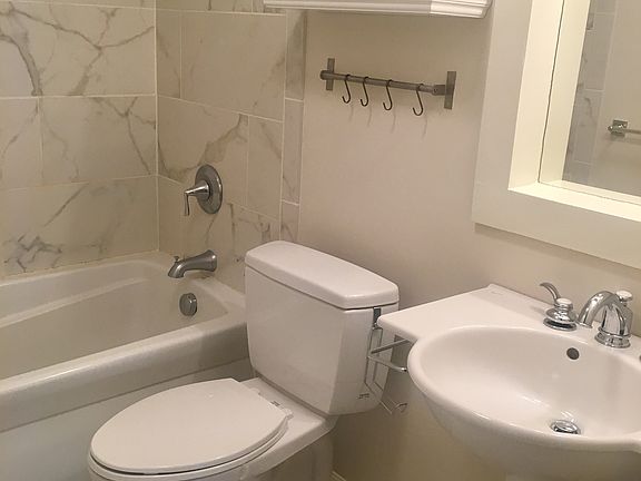 Completely remodeled hall bath