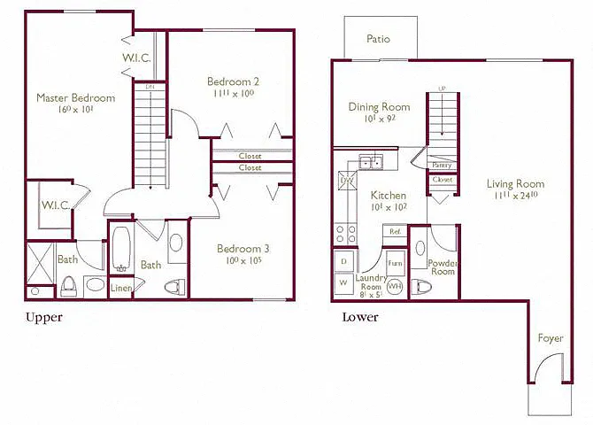 Floor plan Jefferson