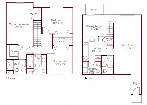 Floor plan Jefferson