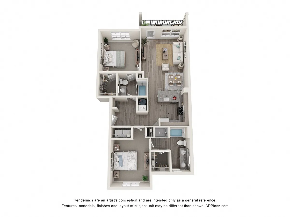 Floor plan B2 HC