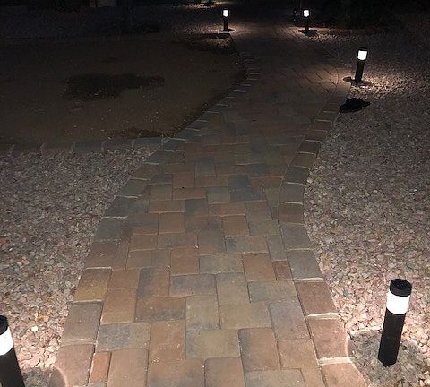 back yard walk way