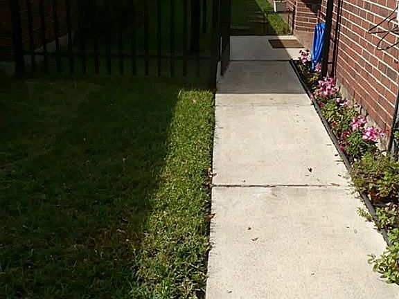 Sidewalk to entrance