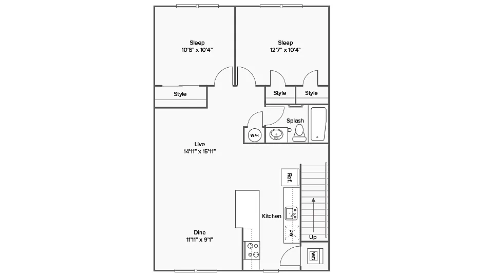 Floor plan Bedford