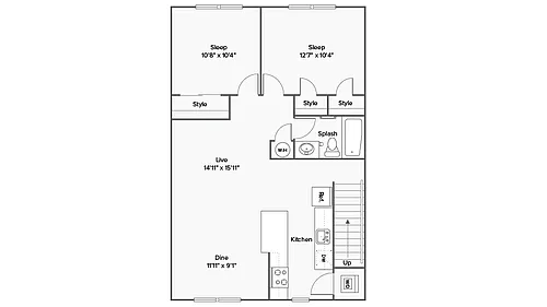 Floor plan Bedford
