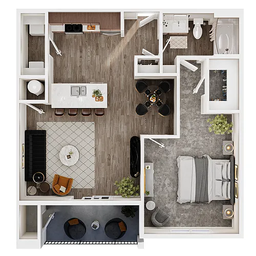 Floor plan A1a The Meadow-A